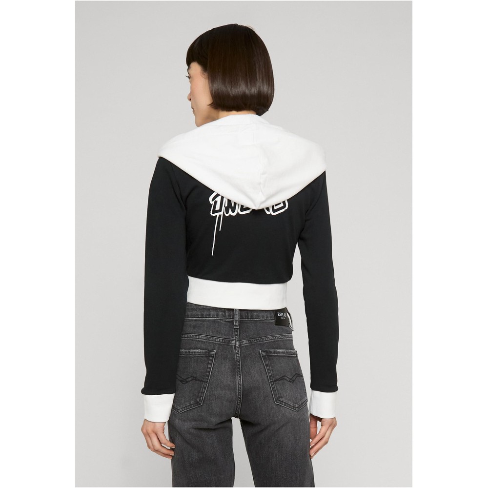 Dangerous DNGRS - Obscure Zip hoodie - Black/White